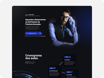 Landing Page, Technology design digital marketing figma graphic design infoproduct landing page photoshop