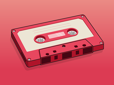 Cassette Illustration cassette illustration illustrator vector
