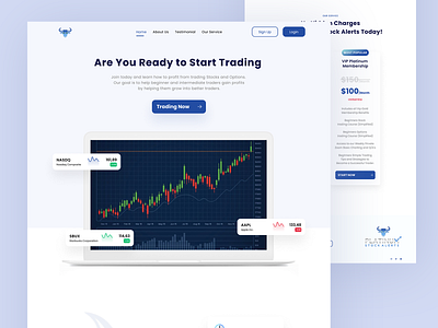 Bulltraders landing page