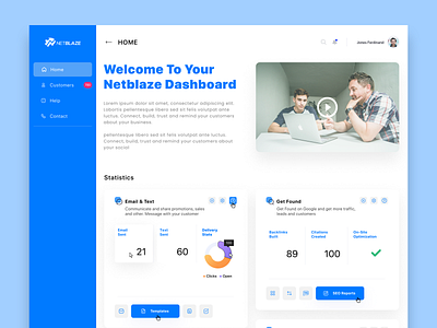 Netblaze Dashboard