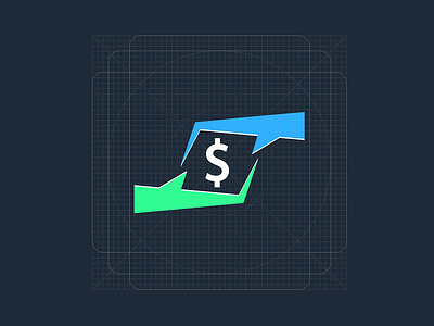 Socialcash mobile app logo with grid