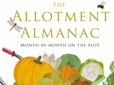 Allotment Almanac Cover for Random House allotment collage food gardening vegetables