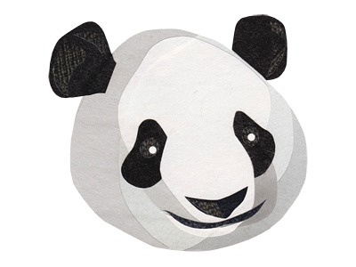 Jonathan Woodward Panda collage panda
