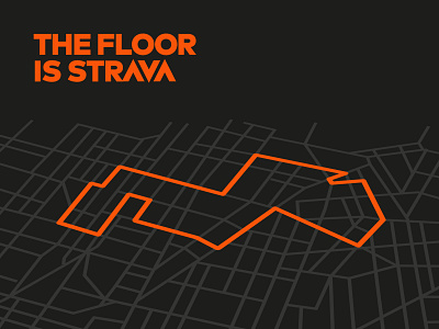 The floor is strava floor is lava lava run running strava