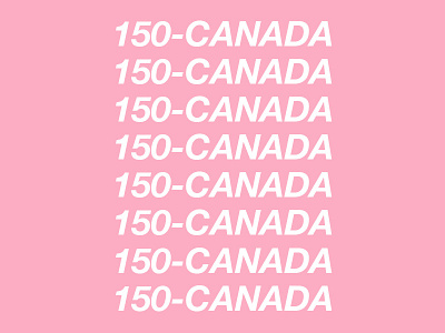 Happy 150th birthday Canada !