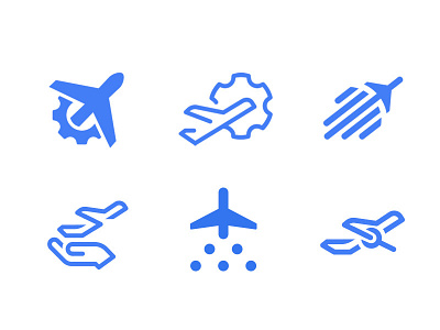 Aerospace logo aerospace airplane blue brand corporate icon industry logo place