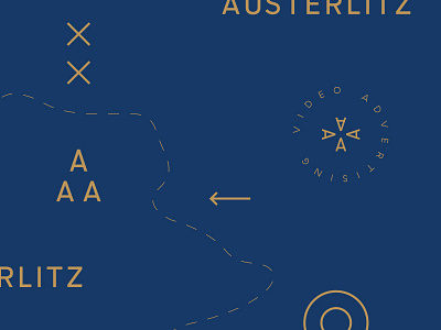Austerlitz Graphics a aaa austerlitz brand film icons logo mark target video war