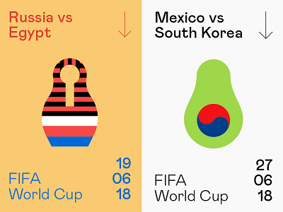FIFA World Cup Posters avocado egypt fifa football mexico poster russia russian dolls soccer south korea world cup