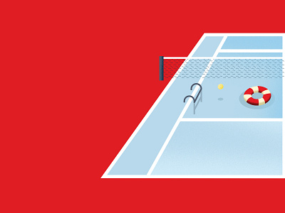 Tennis in the summer by Anthony Morell on Dribbble
