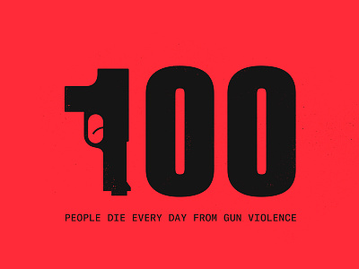 Hundred 100 gun hundred illustration usa violence