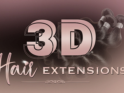 3D hair extensions beauty hair hairextension logo logodesign logodesigner logos makeup women