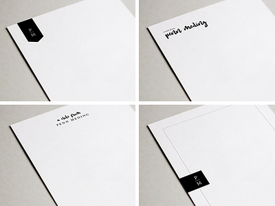 Personal Stationery Concepts blackwhite classic stationery