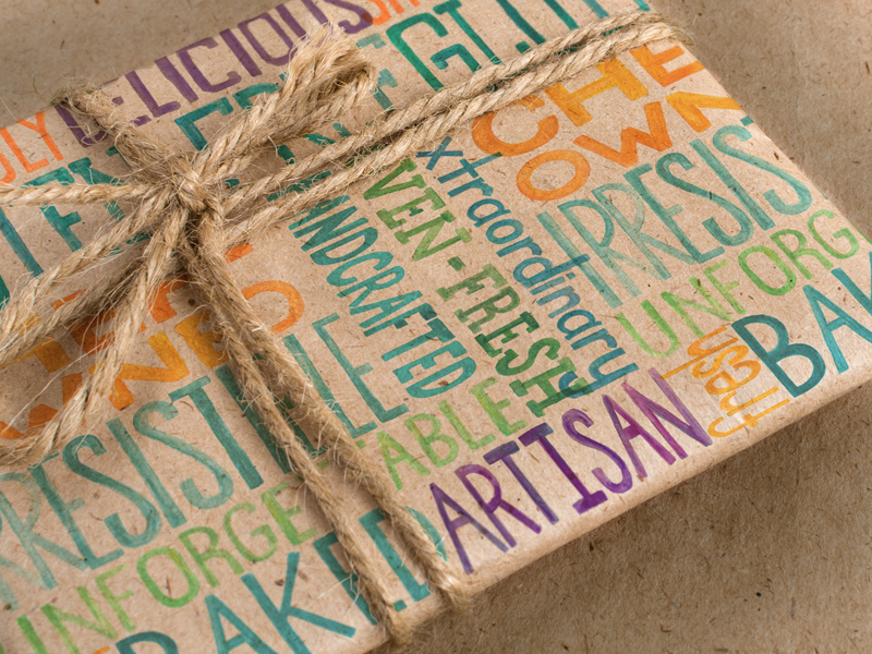 Watercolor Pattern brand refresh local baker craft pattern watercolor