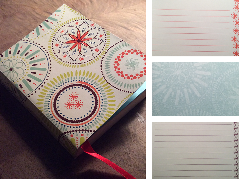 Kaleidoscope Pattern Journal consumer stationery hand drawn kaleidoscope