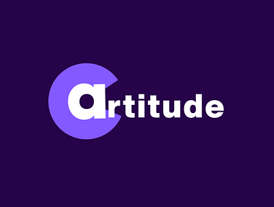 Attitude of Art - Artitude art artlogo attitude branding graphic design logo purple