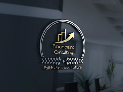 Logo design consulting faith finance finance logo future