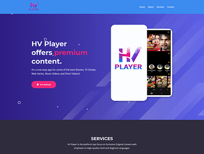 HV Player entertainment app video