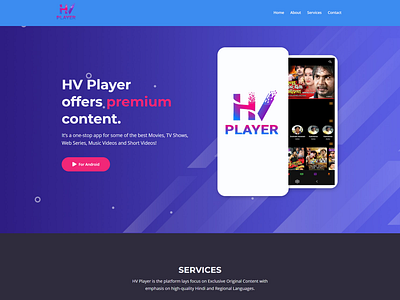 HV Player entertainment app video