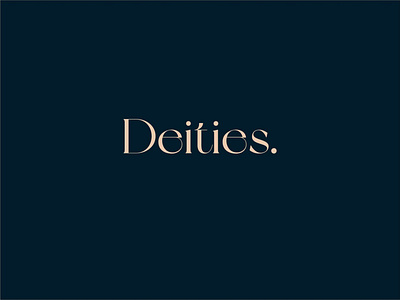 Deities Fashion Brand logo icon logo minimal