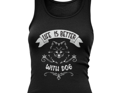 Dog lover t shirt design.