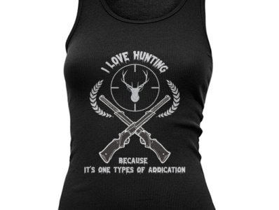 Love hunting t shirt design.