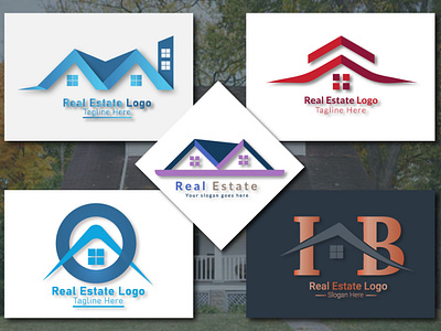 Real estate logo design.