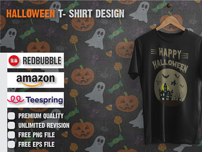 halloween art designa halloween t shirt