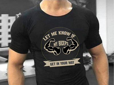 Gym t shirt design