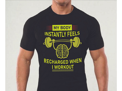 Fitness t shirt design