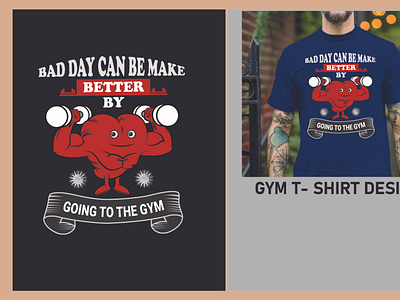 Gym lover t shirt design