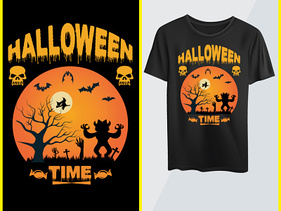 Halloween Time T shirt designevent fastival halloween t shirt