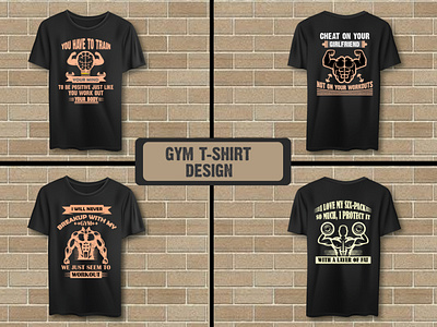 Gym t shirt bundle