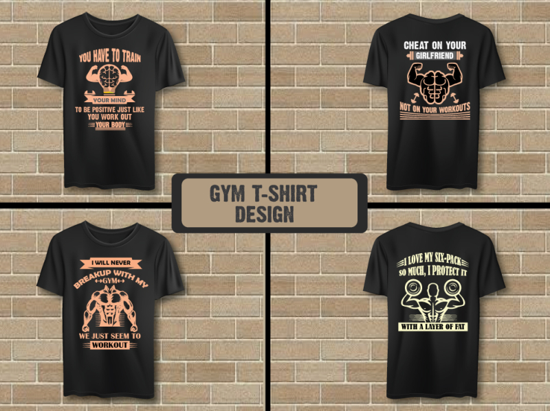 Gym t shirt bundle by Rajibpaul513 on Dribbble