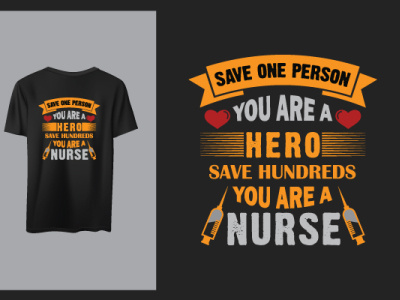 Save one person you are a hero art design health medical t shirt vector