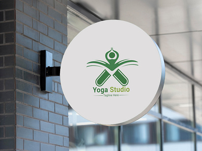 Yoga logo branding design design exercisa gym illustration logo vector yoga