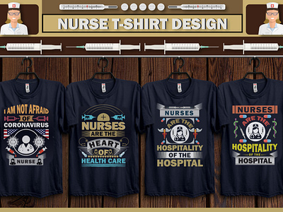 Nurse T shirt Bundle branding branding design design illustration nurse product design t shirt typography vector