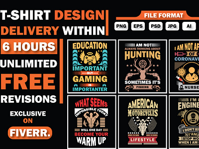 Bulk T shirt Design Bundle branding branding design bundle design illustration logo product design t shirt typography vector