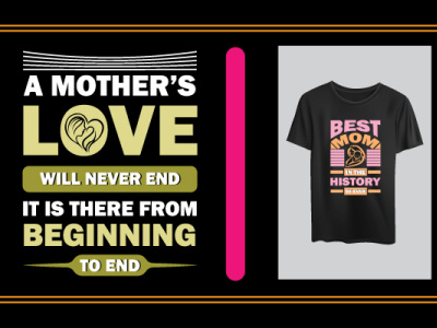 Mother Love  T shirt Design