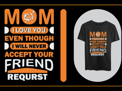 Mom I love you design shirt love lover mom mother