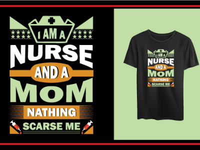 I am a nurse design nurse t shirt vector