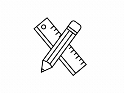 Pencil Ruler. animation boltbite design icon iconanimation loopable lottie motion graphics ui ux