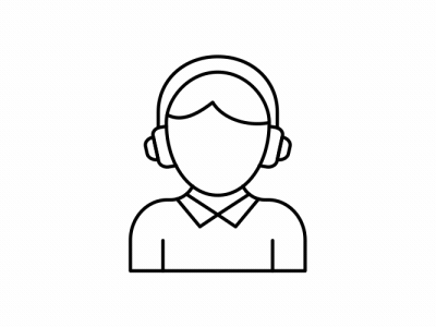 Call Center. animation boltbite call center customer support design employe icon iconanimation loopable lottie motion graphics strokeicon ui ux