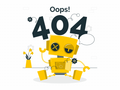 Error 404 404 animation boltbite character characteranimation crash design error error404 iconanimation loop loopable lottie motion graphics robot ui ux