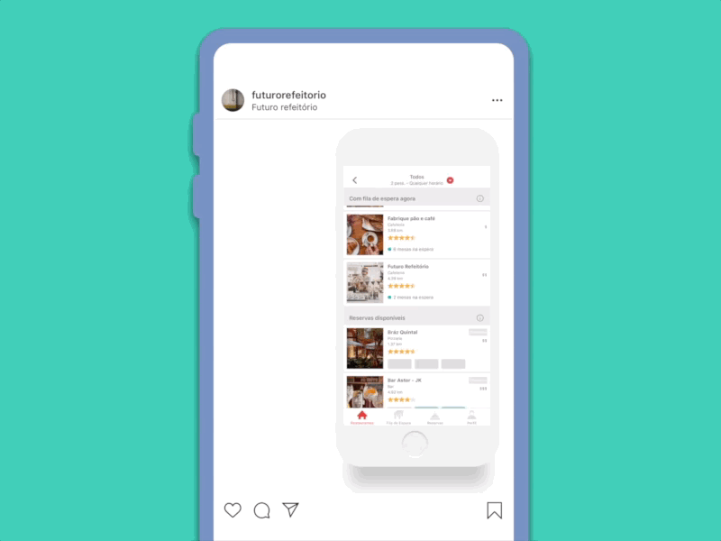 Get In - Instagram Post app final cut pro marketing motion motion design restaurant sketchapp socialmedia user journey