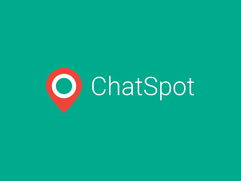 Chatspot material design location chat