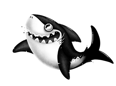SHAARKK! 666moongod666 adobe illustrator design drawing graphic design illustration logo print design procreate sea shark stickers ui