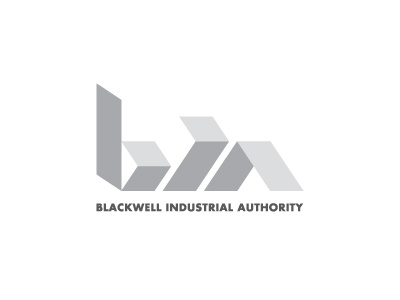Logo Bia Dribbble logo branding industry authority economic development modular geometric metal steel iron futura