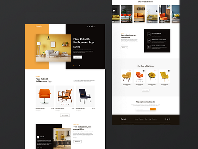 Furniture Landing Page branding chair design designinspiration ecommercelanding furniture furnituredesign furniturelanding furniturelandingpage furnitureshop furniturestore furniturewebdesign homedecor interiordesign sofa ui ux uxuidesign webdesign webtamplate