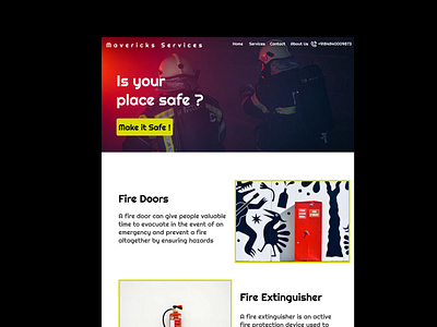 Fire Safety Website Prototype