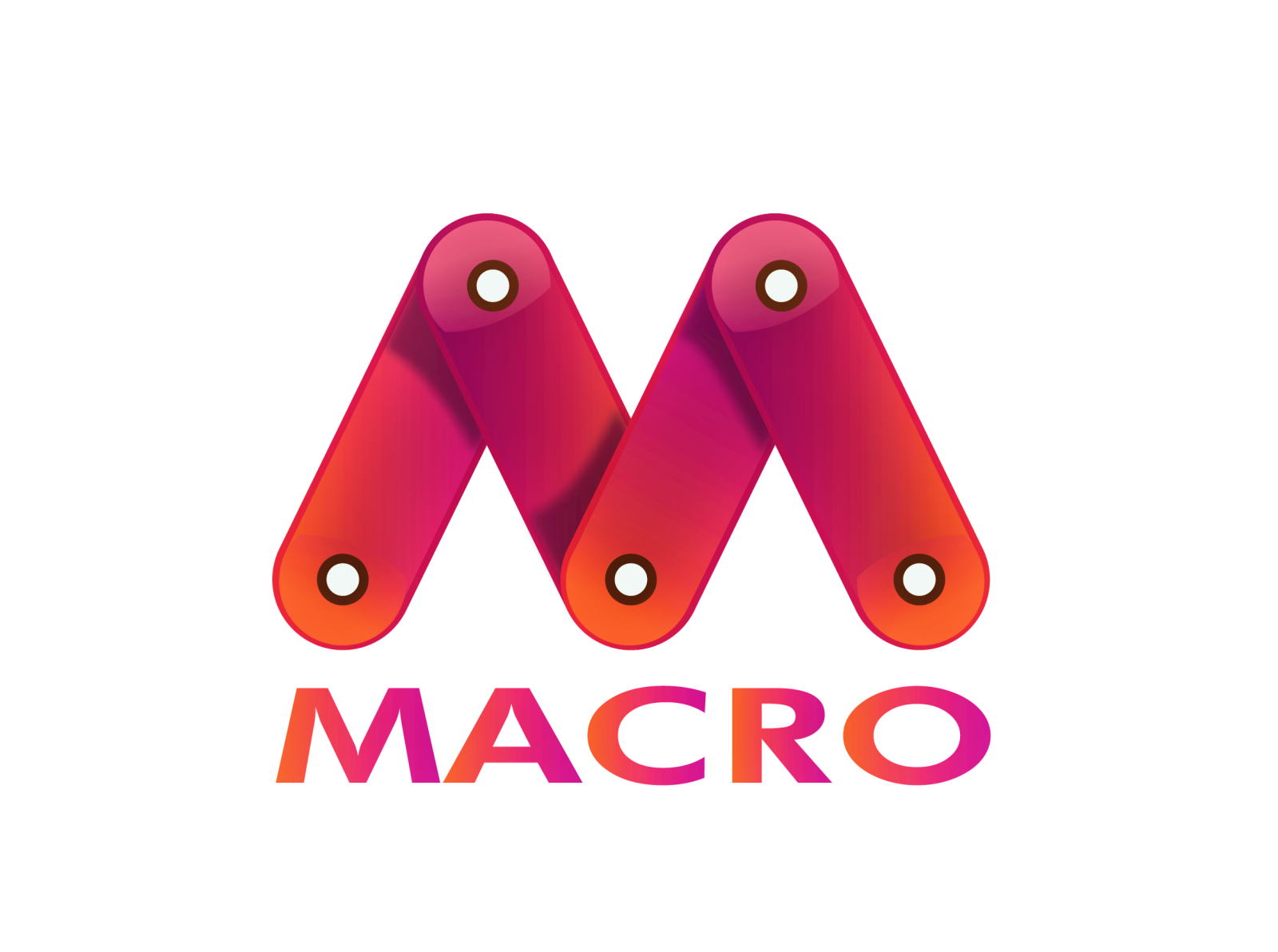 Logo Design for MACRO by Ali Asghar on Dribbble